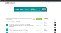 Desktop Screenshot of letdiscuss.com